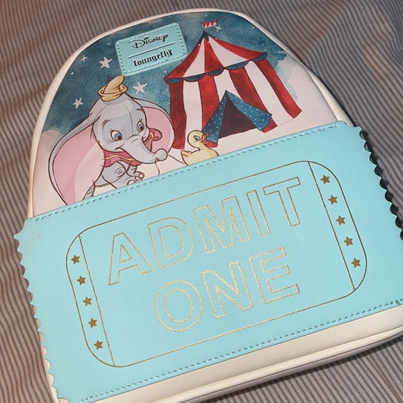Loungefly Disney Dumbo Circus Mini Backpack - Picture 2 of 5